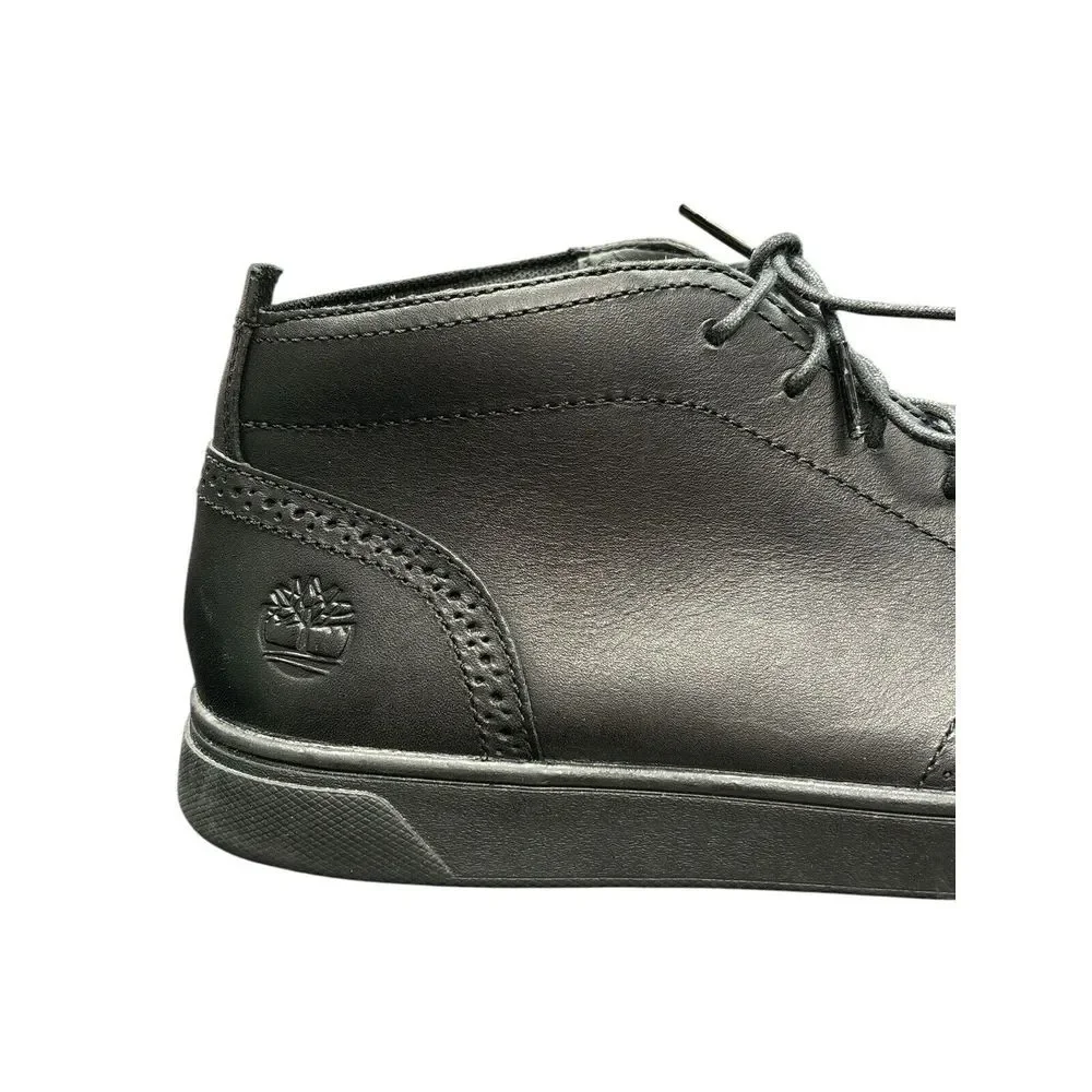 Timberland Men's Black Leather Chukka Lace‎ Up Boots Size 9 A1ZHR - EUC!